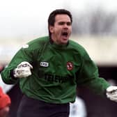 Former Dundee United goalkeeper Sieb Dykstra during the 1998-99 season.