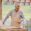 Gary in the Bake Off tent during Dessert Week. 