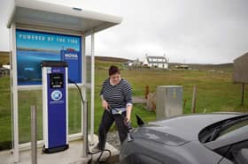 The more electric cars in the UK, the lower the demand for petrol, and therefore the price, should be. Picture: Adrian Dennis