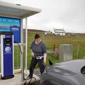 The more electric cars in the UK, the lower the demand for petrol, and therefore the price, should be. Picture: Adrian Dennis