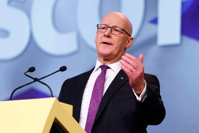 First Minister John Swinney