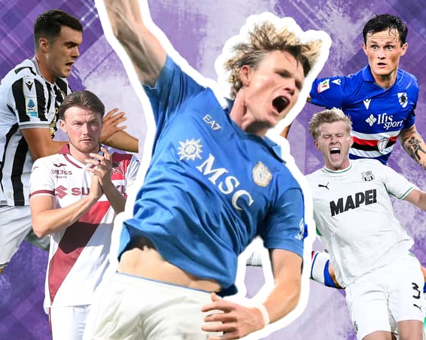 Here's how the 9 Scottish players currently playing in Italy have done for their clubs this season. Cr: Getty Images.