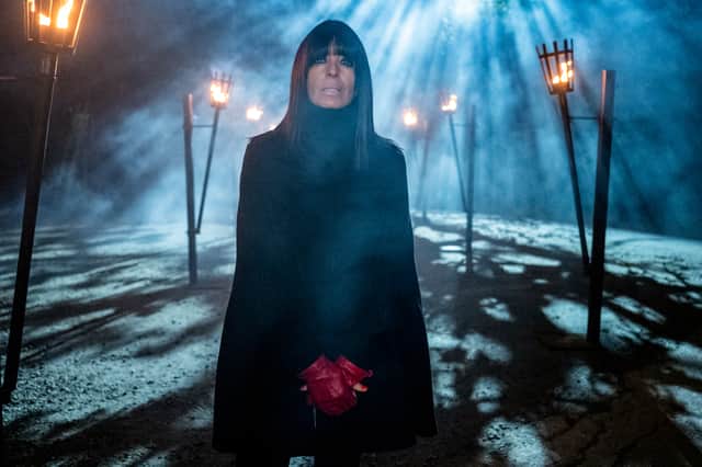 Take inspiration from Claudia Winkleman's iconic style for Halloween this year.