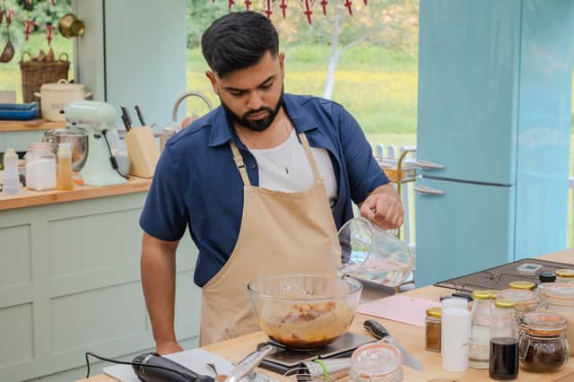 Yannis exited the Bake Off tent during Dessert Week.