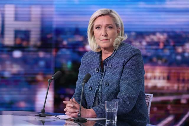 Marine le Pen of the right-wing populist National Rally party is now clear favourite to win the French presidential election next spring