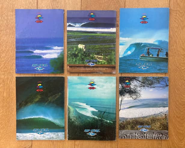 A selection of Rip Curl: The Search ads from the 1990s