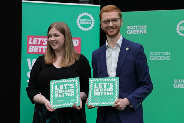 Scottish Green co-leaders Ross Greer and Gillian Mackay