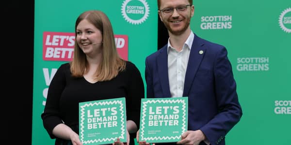 Scottish Green co-leaders Ross Greer and Gillian Mackay