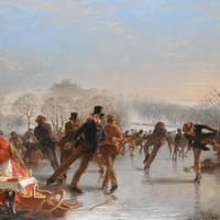 The 'other' painting of skating on Duddingston Loch that has auction house in spin