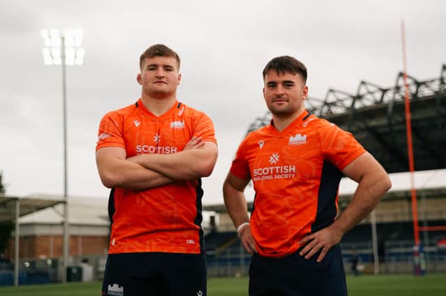 Ollie and Jerry Blyth-Lafferty, Edinburgh Rugby's front-row brothers.
