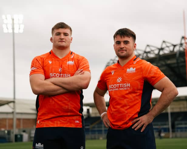 Ollie and Jerry Blyth-Lafferty, Edinburgh Rugby's front-row brothers.