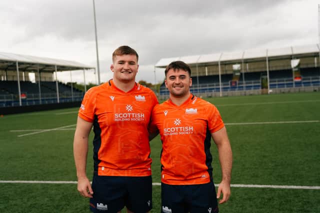 The Blyth-Lafferty brothers, Ollie, left, and Jerry, after an Edinburgh training session.