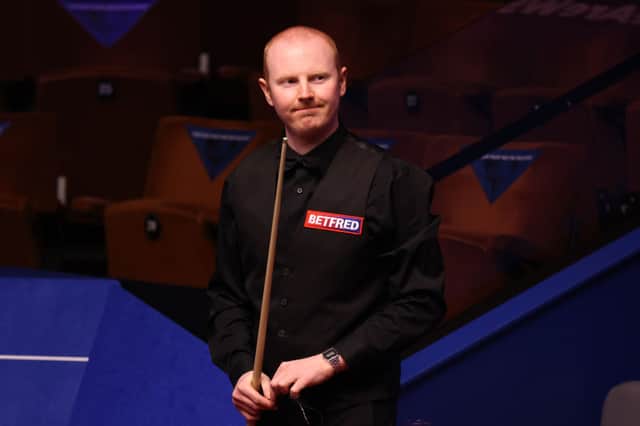 Scotland's Anthony McGill is in action today.