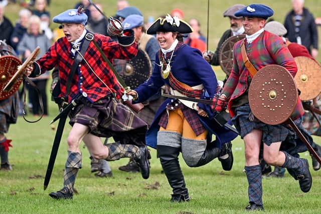 The Highland charge was a feared tactic but it met its match at Culloden in 1746. Picture: Jeff J Mitchell