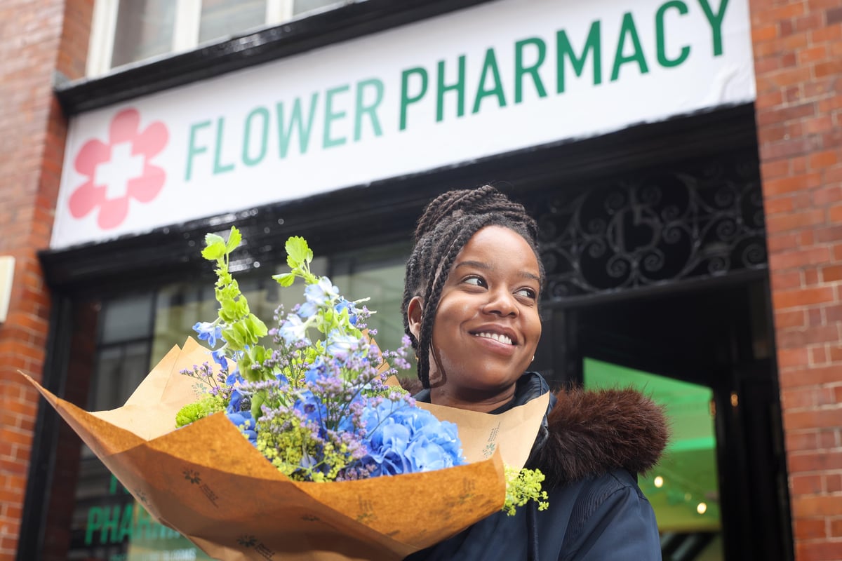UK’s first ‘Flower Pharmacy’ opens, 'prescribing' bouquets to boost people’s mood