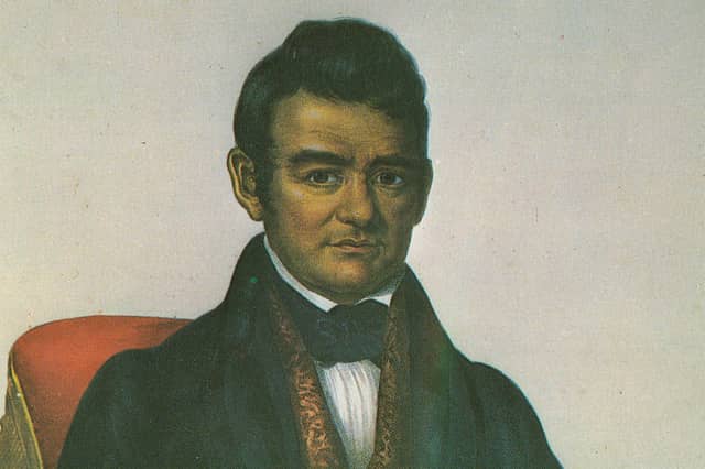 John Ross remains revered for his role as a Cherokee leader. Picture: Tain & District Museum and Clan Ross Centre