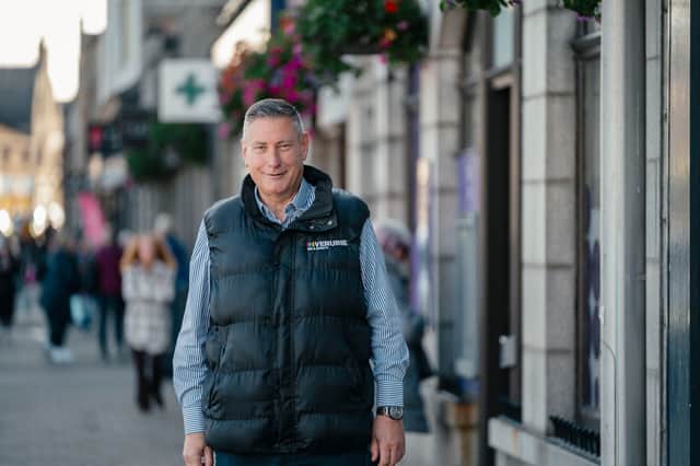 Derek Ritchie, manager of Inverurie Business Improvement District