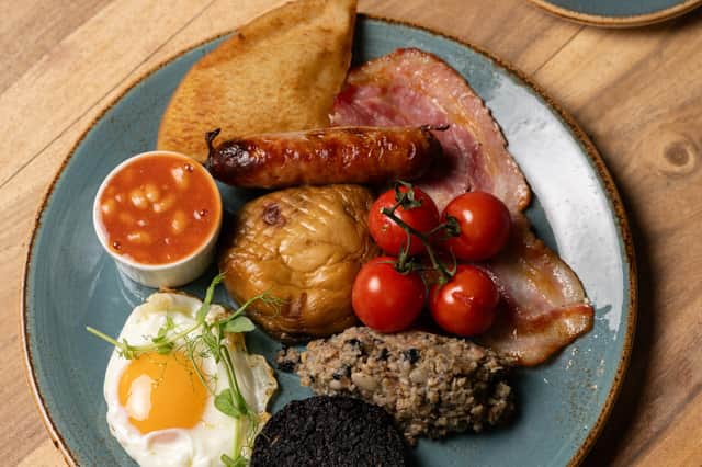 The full Scottish breakfast at The George.