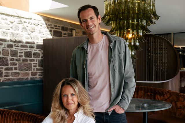 Kim and Andy Murray at Cromlix.