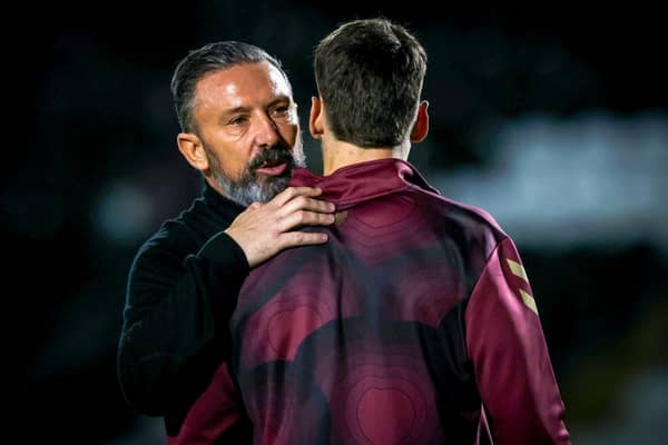 Derek McInnes with Claudio Braga 