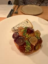 The Lanark Blue cheese course at Inver in October 2026