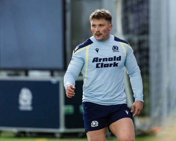 Newcastle Red Bulls back row Ollie Leatherbarrow has been called up to the Scotland squad for the first time (Pic: SNS)