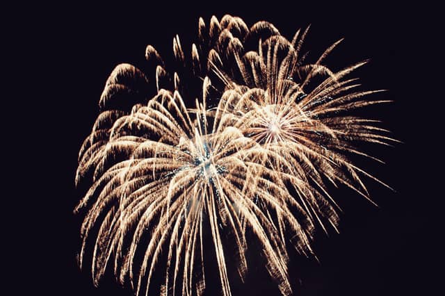 It's fireworks season in Scotland.