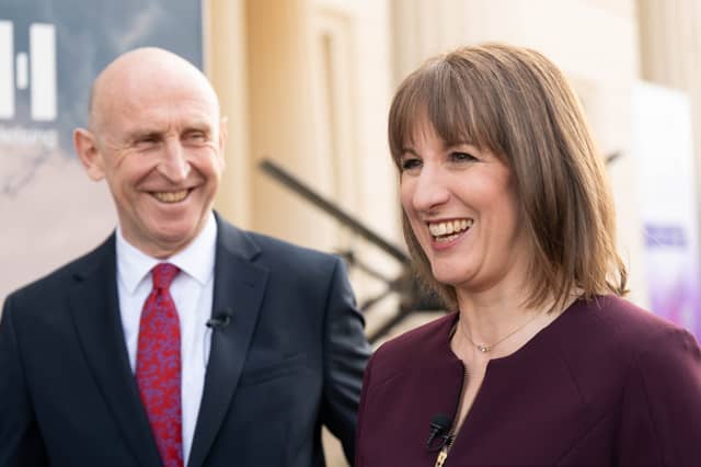 Rachel Reeves with John Healey