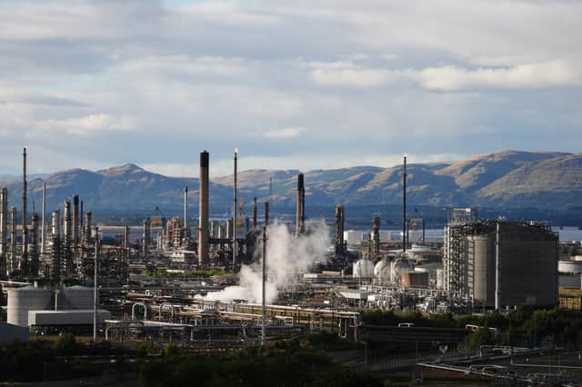The Grangemouth refinery