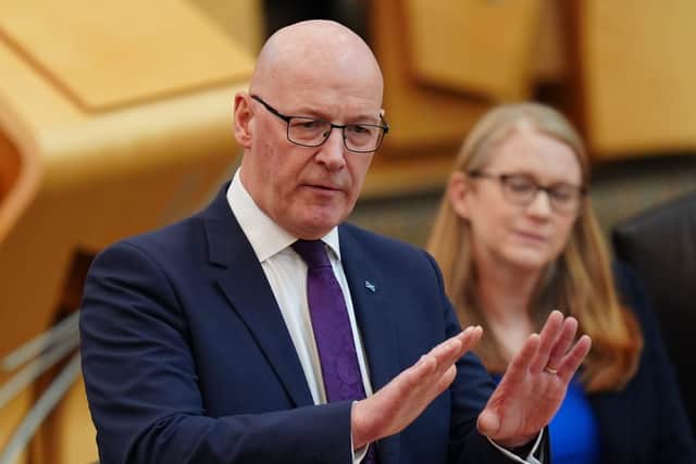 First Minister John Swinney
