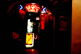 General view of a strip club