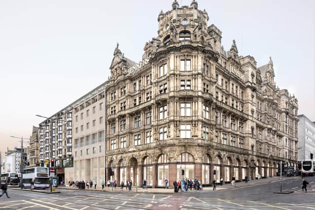 The iconic Jenners Building is undergoing a transformation