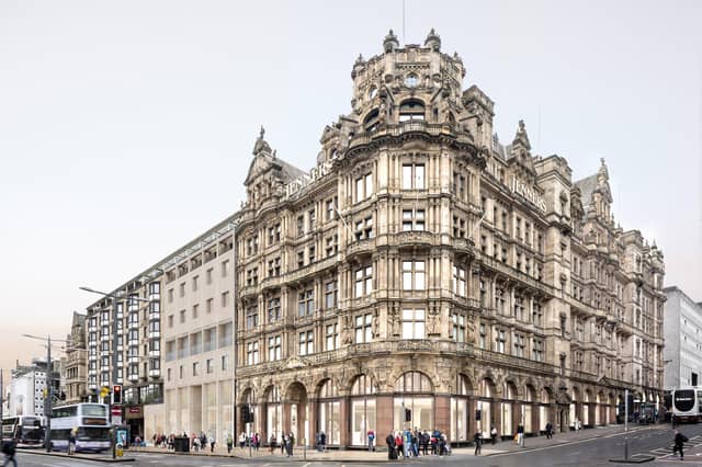 The iconic Jenners Building is undergoing a transformation