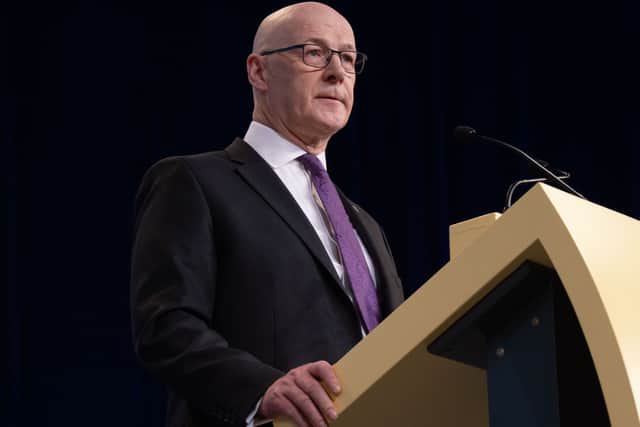First Minister John Swinney