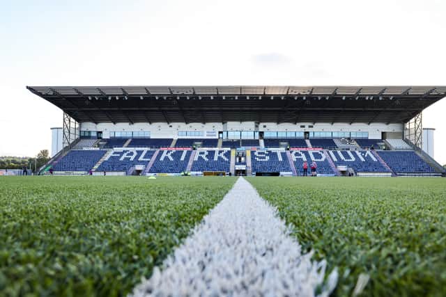 Falkirk host Celtic in the Scottish Premiership at Falkirk Stadium on Sunday.