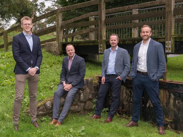 Left to right: Andrew Smythe, Chris Maylin, Jeff Drennan and Jamie Watts of Amplifi Solutions. Picture: Chris Neely/ModaFoto