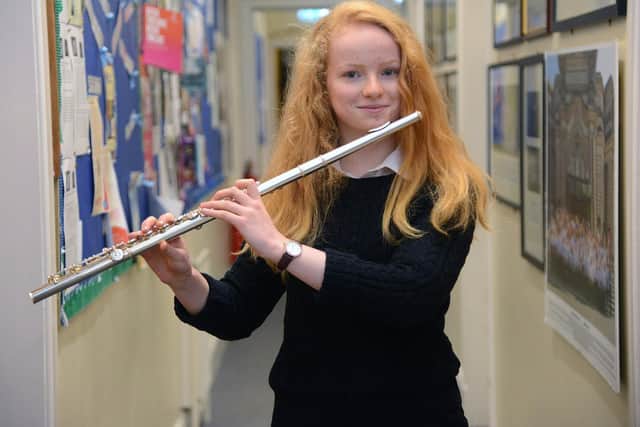 Kimberley Archibald, flute student. Picture: Jon Savage.