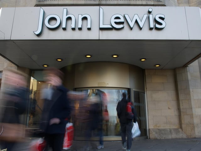 John Lewis will launch its online sale at 5pm on Christmas Day with its stores remaining closed until Friday, December 27. PIC: Joey Kelly/Evening News.