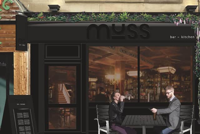 An impression of what the new Muss Bar & Kitchen should look like. Image: Contributed