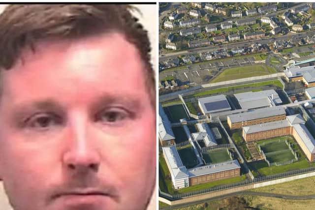 Edinburgh drug baron Mark Richardson has been shipped out of Saughton Prison after reports claimed he had "taken over".