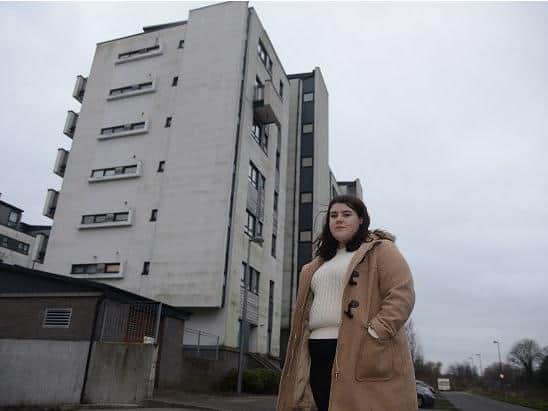 Devastated young Edinburgh couple forced to take flat off market after report reveals cladding makes it 'unsellable'