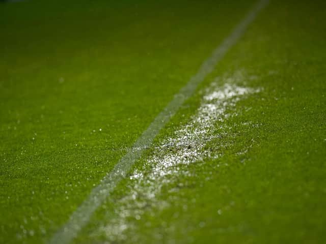 The pitch at St Mirren's Simple Digital Arena is waterlogged