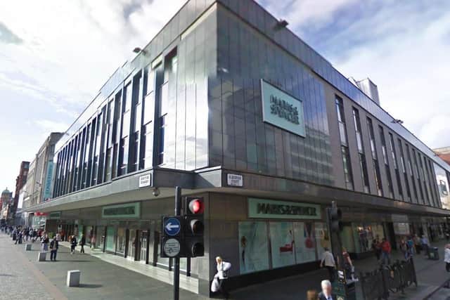The incident happened outside Marks and Spencer on Argyle street. Picture: Google