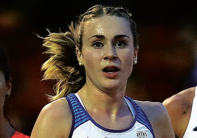 Mhairi MacLennan says she loves running in the rain. Picture: Bryn Lennon/Getty Images