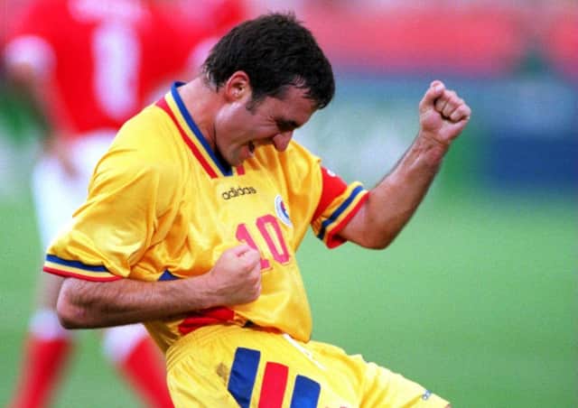 The great Gheorghe Hagi in his pomp. Picture: Jonathan Daniel/Allsport