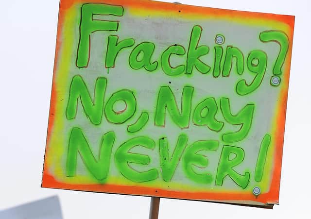 Fracking prompted protests even before the full extent of methane emissions from the process was known (Picture: Michael Gillen)