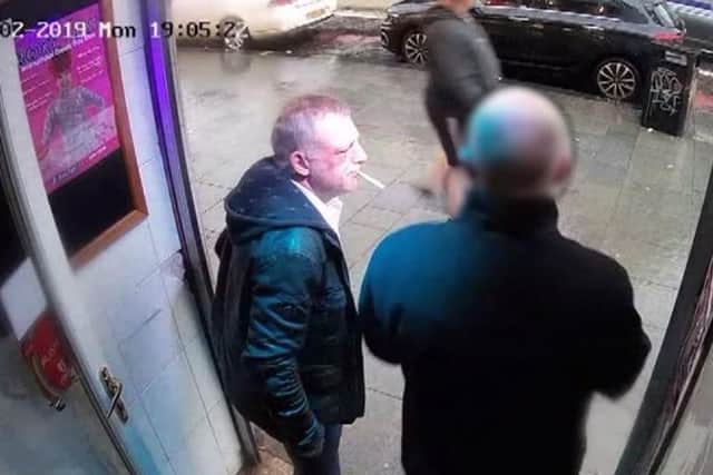 Screengrab from handout CCTV footage issued by the Crown Office of Thomas Allan, following an incident in which he assaulted Jason Haig, who later died from his injuries, at a pub in Rutherglen, South Lanarkshire picture: Crown Office