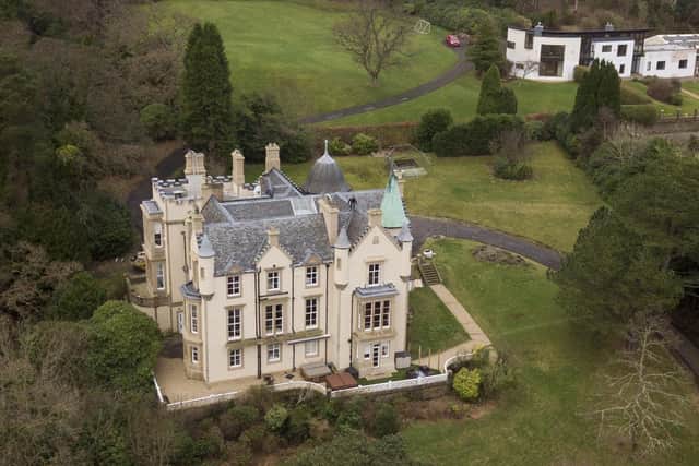 Guests at the Airbnb party pad, Invergare Castle, in Rhu, near Helensburgh, infuriated neighbours  picture: SWNS