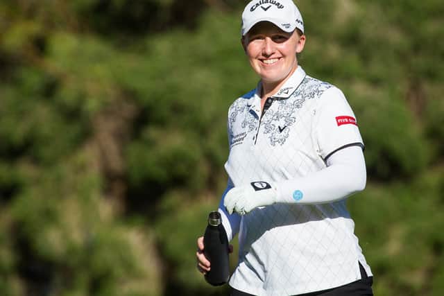 Gemma Dryburgh was particularly pleased with her putting as she earned a share of the lead in the Women's NSW Open - the second event of the new LET season. Picture: Tristan Jones