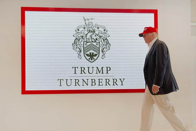 Donald Trump acquired the Turnberry resort in 2014 for 35m. Picture: John Devlin